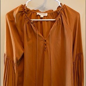 Rust, Lovestitch bell sleeve long sleeve